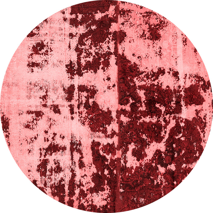 Machine Washable Abstract Red Modern Rug, wshabs5638red