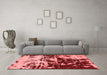 Modern Red Washable Rugs