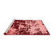 Modern Red Washable Rugs