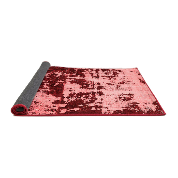 Abstract Red Modern Area Rugs