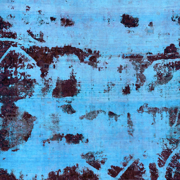 Machine Washable Persian Light Blue Bohemian Rug, wshabs5639lblu