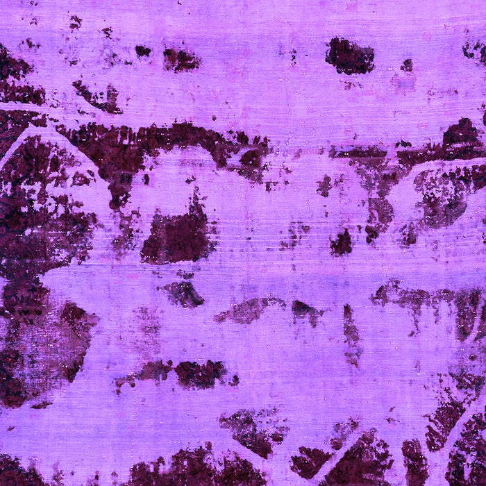 Machine Washable Persian Purple Bohemian Area Rugs, wshabs5639pur