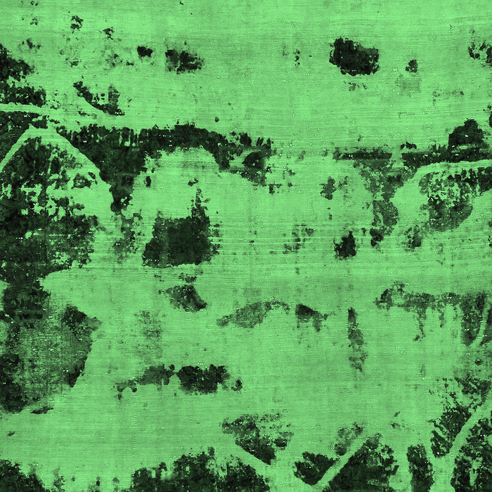 Machine Washable Persian Emerald Green Bohemian Area Rugs, wshabs5639emgrn