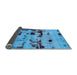 Sideview of Persian Light Blue Bohemian Rug, abs5639lblu