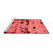 Bohemian Red Washable Rugs