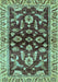 Machine Washable Oriental Light Blue Traditional Rug, wshabs563lblu