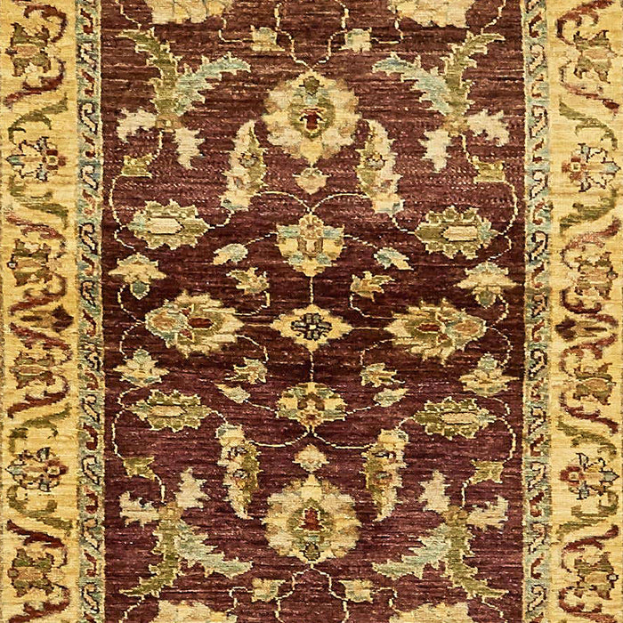 Machine Washable Abstract Saffron Red Rug, wshabs563