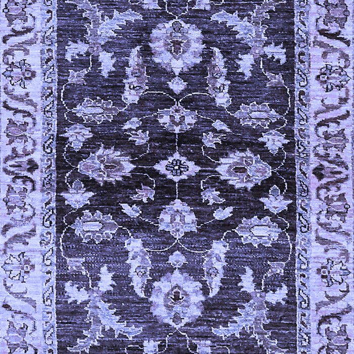 Machine Washable Oriental Blue Traditional Rug, wshabs563blu