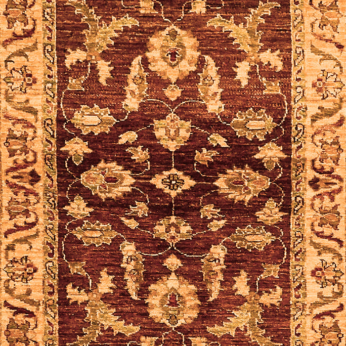 Oriental Orange Traditional Rug, abs563org