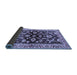 Sideview of Oriental Blue Traditional Rug, abs563blu