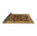 Sideview of Oriental Brown Traditional Rug, abs563brn