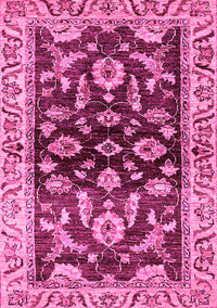 Oriental Pink Traditional Rug, abs563pnk