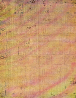 Abstract Orange Modern Rug, abs5640