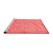 Modern Red Washable Rugs