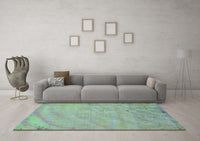 Machine Washable Abstract Light Blue Modern Rug, wshabs5640lblu