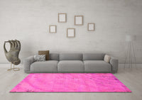 Machine Washable Abstract Pink Modern Rug, wshabs5640pnk