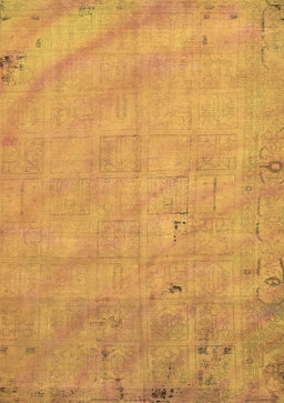 Abstract Brown Modern Rug, abs5640brn