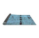 Sideview of Abstract Light Blue Modern Rug, abs5641lblu