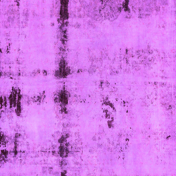 Square Machine Washable Abstract Purple Modern Area Rugs, wshabs5641pur