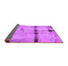 Sideview of Abstract Purple Modern Rug, abs5641pur