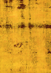 Abstract Yellow Modern Rug, abs5641yw