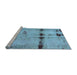 Sideview of Machine Washable Abstract Light Blue Modern Rug, wshabs5641lblu