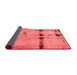 Abstract Red Modern Area Rugs