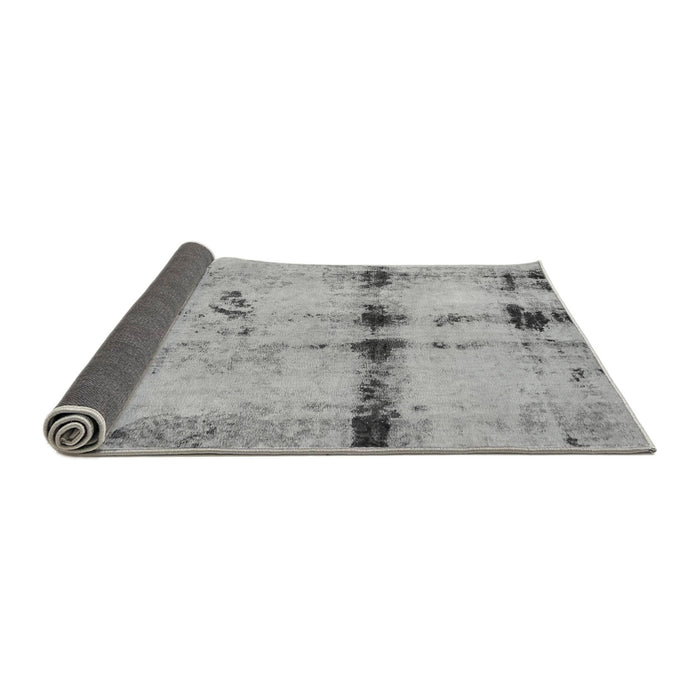 Sideview of Abstract Gray Modern Rug, abs5641gry