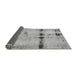 Sideview of Abstract Gray Modern Rug, abs5641gry