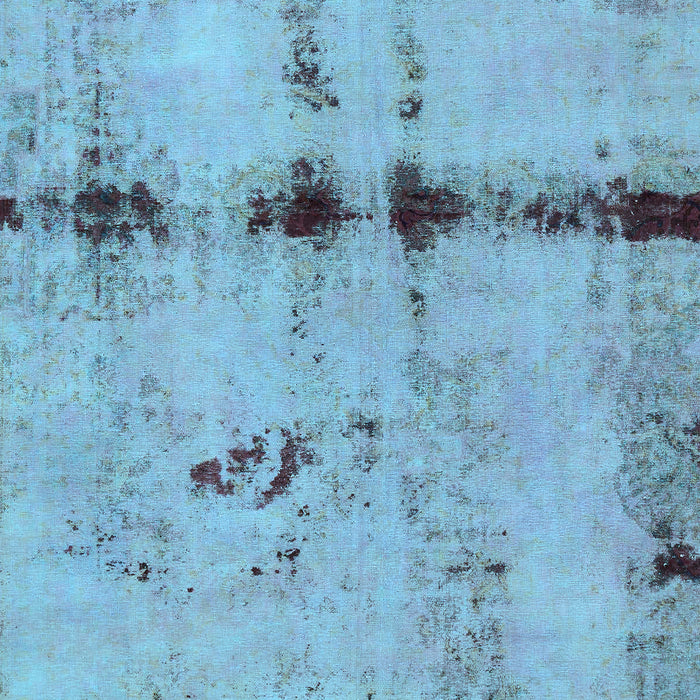 Abstract Light Blue Modern Rug, abs5641lblu