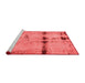 Modern Red Washable Rugs