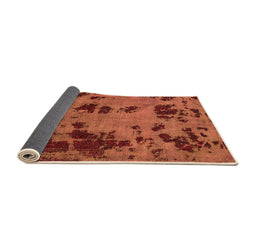 Sideview of Persian Orange Bohemian Rug, abs5642org