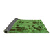 Sideview of Persian Green Bohemian Rug, abs5642grn