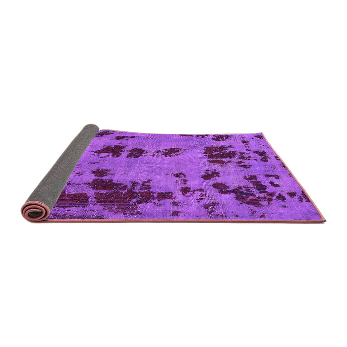 Sideview of Persian Purple Bohemian Rug, abs5642pur