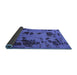 Sideview of Persian Blue Bohemian Rug, abs5642blu