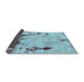 Sideview of Persian Light Blue Bohemian Rug, abs5643lblu