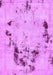 Machine Washable Persian Purple Bohemian Area Rugs, wshabs5643pur