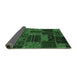 Sideview of Patchwork Emerald Green Transitional Rug, abs5644emgrn