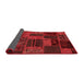 Patchwork Red Transitional Area Rugs