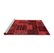 Transitional Red Washable Rugs