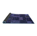 Sideview of Patchwork Blue Transitional Rug, abs5644blu