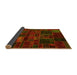 Sideview of Oriental Yellow Modern Rug, abs5645yw