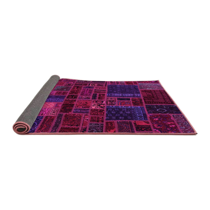 Sideview of Oriental Pink Modern Rug, abs5645pnk