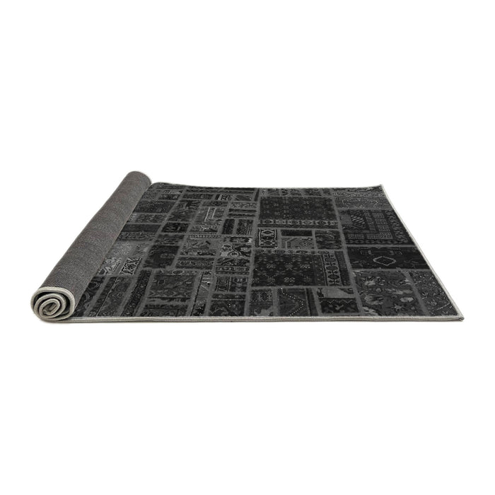 Sideview of Oriental Gray Modern Rug, abs5645gry