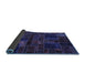 Sideview of Oriental Blue Modern Rug, abs5645blu