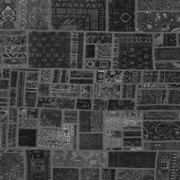 Square Oriental Gray Modern Rug, abs5645gry