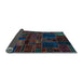 Sideview of Oriental Light Blue Modern Rug, abs5645lblu