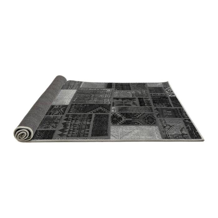 Sideview of Oriental Gray Modern Rug, abs5646gry