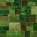 Square Oriental Green Modern Rug, abs5646grn