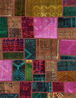 Abstract Brown Oriental Rug, abs5646